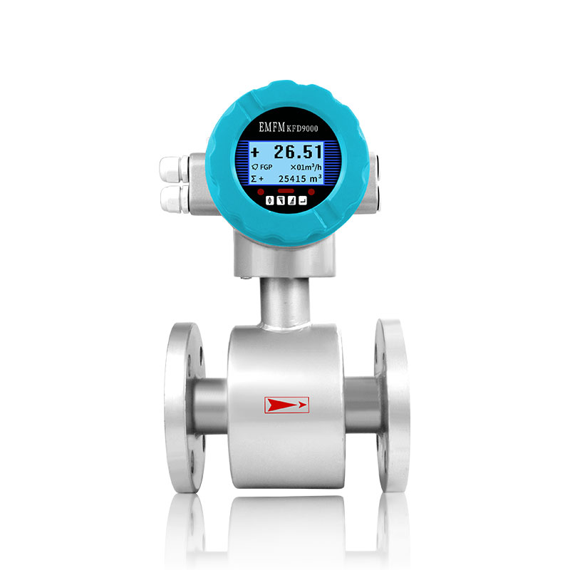 What are the advantages of electromagnetic flowmeters in sediment and wastewater measurement?