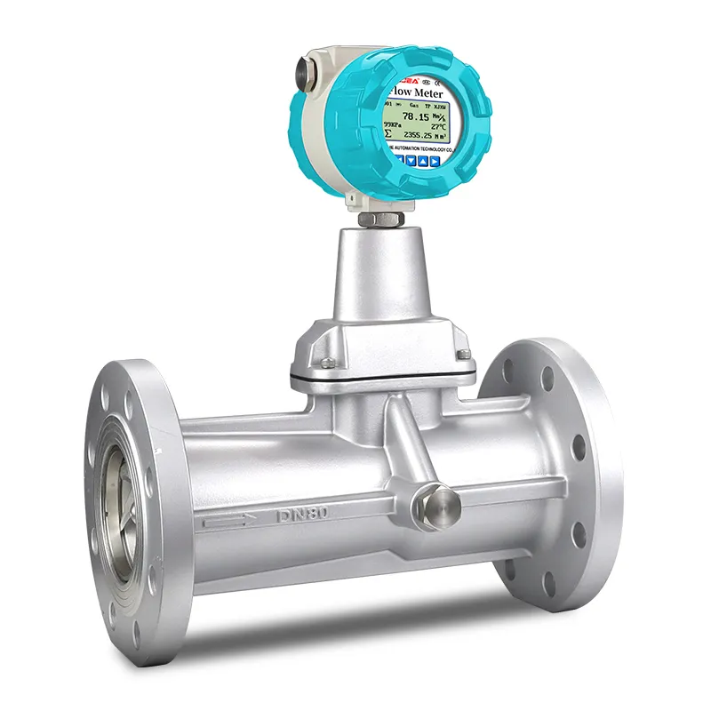 aluminum alloy precession vortex flow meter for liquid metering instruments