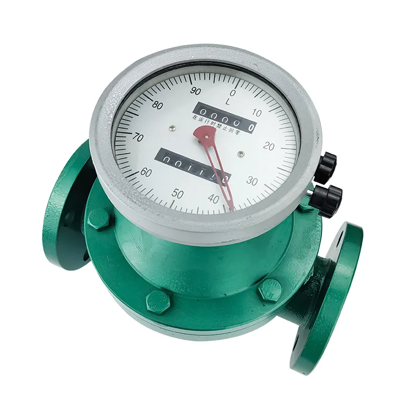 cast iron oval gear flow meter for thermal mass flow meter for liquids