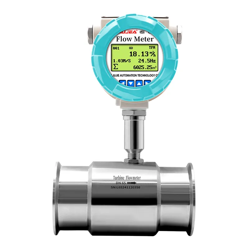 clamp turbine flow meter for flow meter digital water