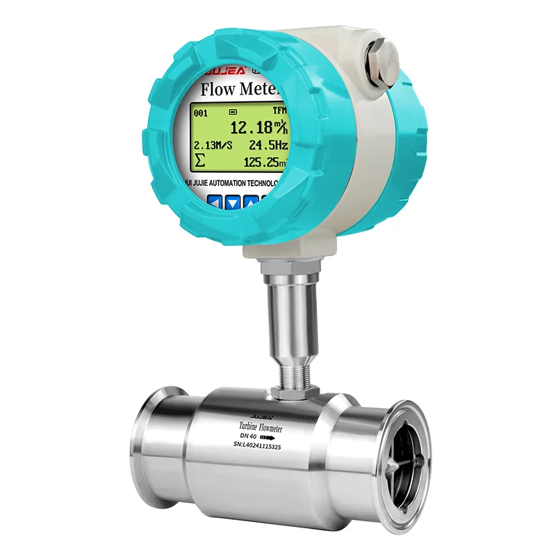 clamp turbine flow meter for flow meter for viscous fluid