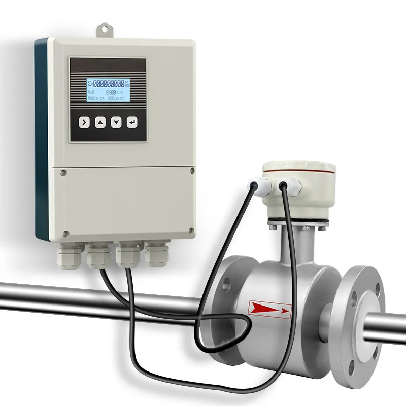 remote type electromagnetic flow meter for water flow control meter