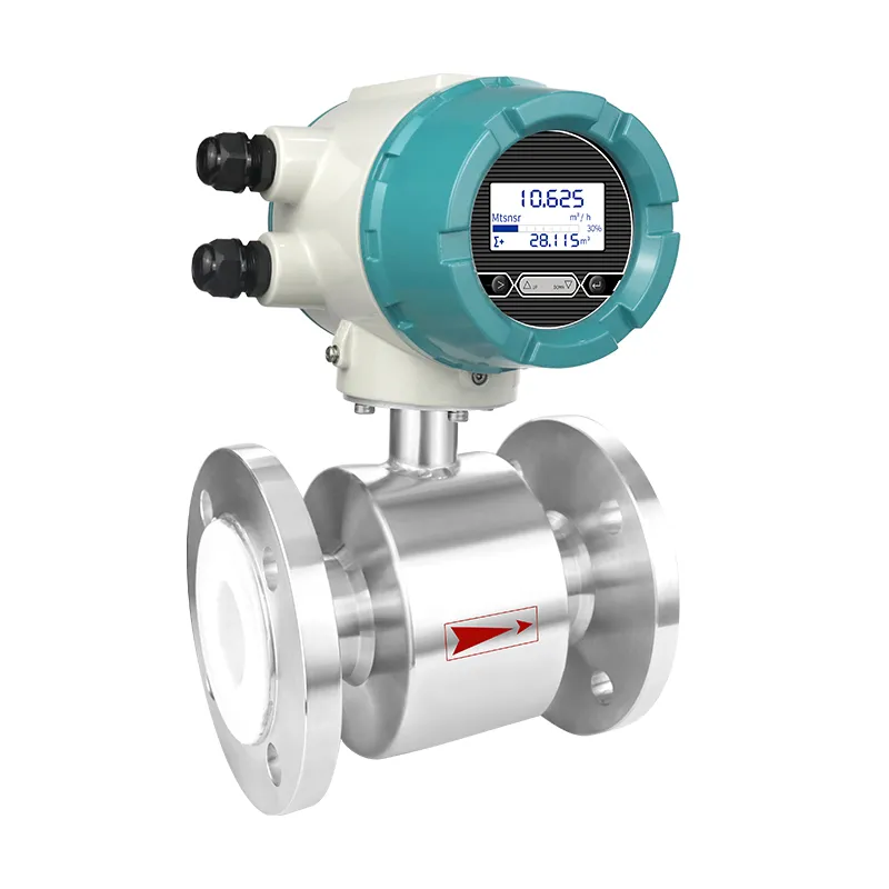 stainless steel electromagnetic flow meter for water flow meter mechanical