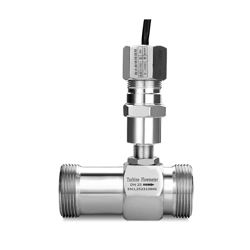 thread turbine flow meter for digital water flow meter price