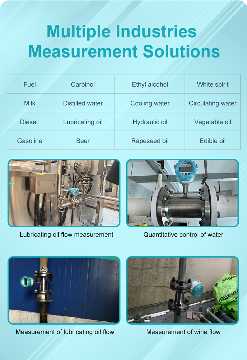 Flange Turbine Flow Meter for Auto Level Measurement Flange Turbine Flow Meter for Auto Level Measurement