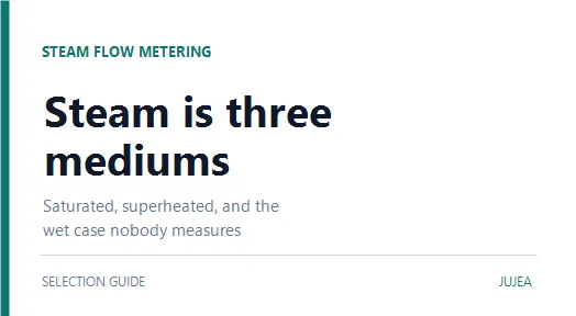 Steam flow meter selection: three steam duties, one compensation decision Steam flow meter selection: three steam duties, one compensation decision